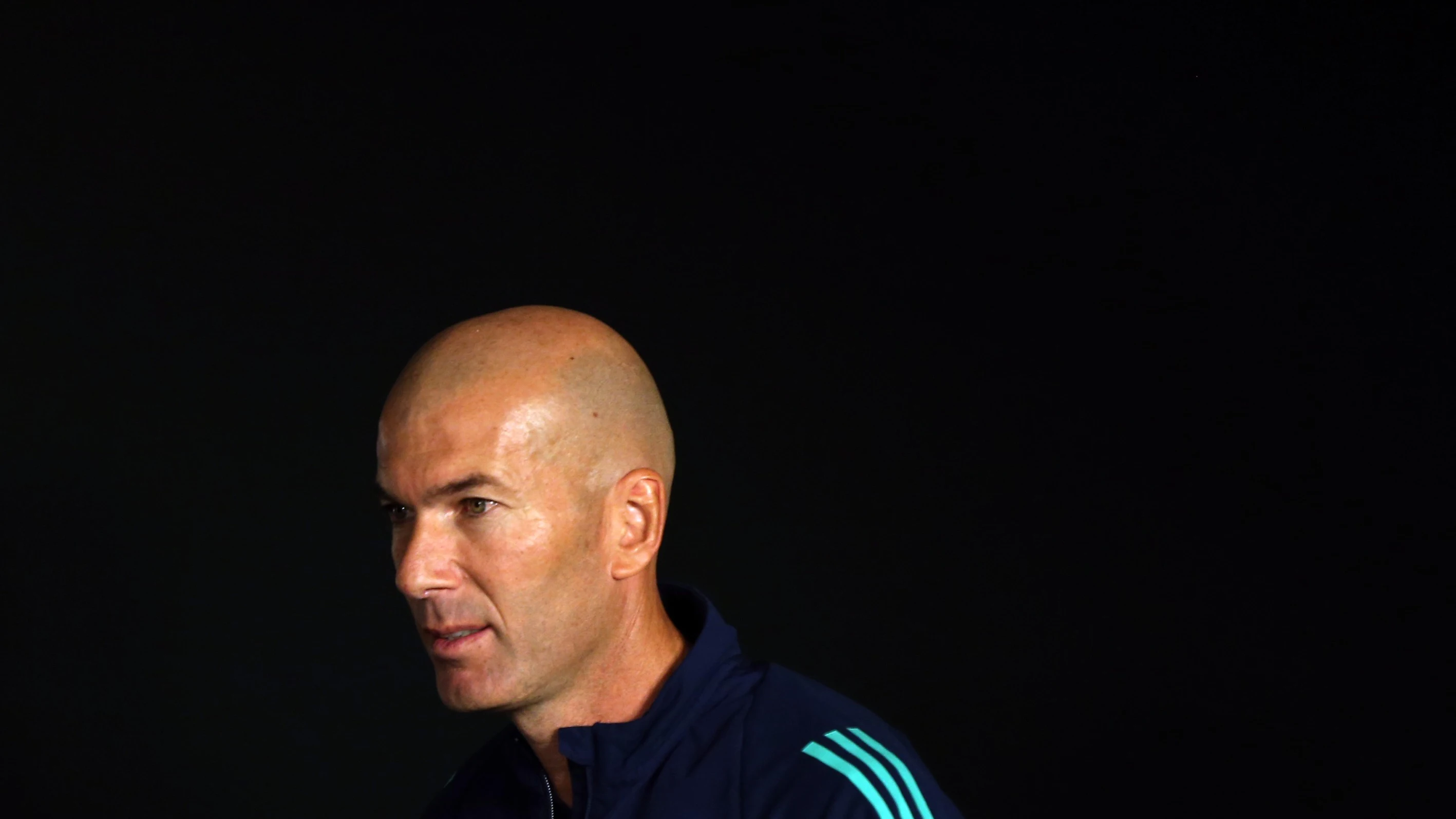 Zinedine Zidane, entrenador del Real Madrid