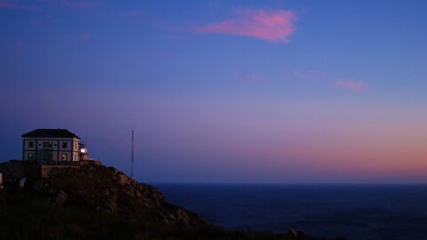Atardecer en la costa gallega