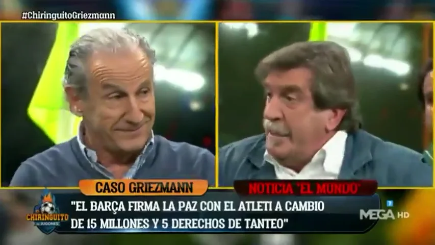 Brutal cara a cara entre Iñaki Cano y Petón por Griezmann: "¿Cómo no me voy a enfadar?"