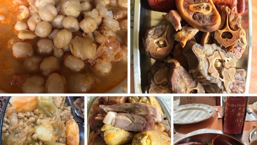 Imagen del cocido gallego que ha sido censurado por Instagram