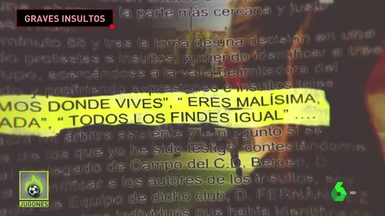 "Te vamos a matar": Lamentables insultos y amenazas a una asistente durante un partido "Te vamos a matar": Lamentables insultos y amenazas a una asistente durante un partido