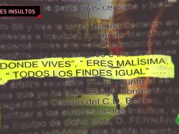 "Te vamos a matar": Lamentables insultos y amenazas a una asistente durante un partido "Te vamos a matar": Lamentables insultos y amenazas a una asistente durante un partido