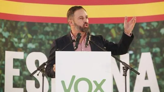 Santiago Abascal Santiago Abascal, en un mitin en Málaga