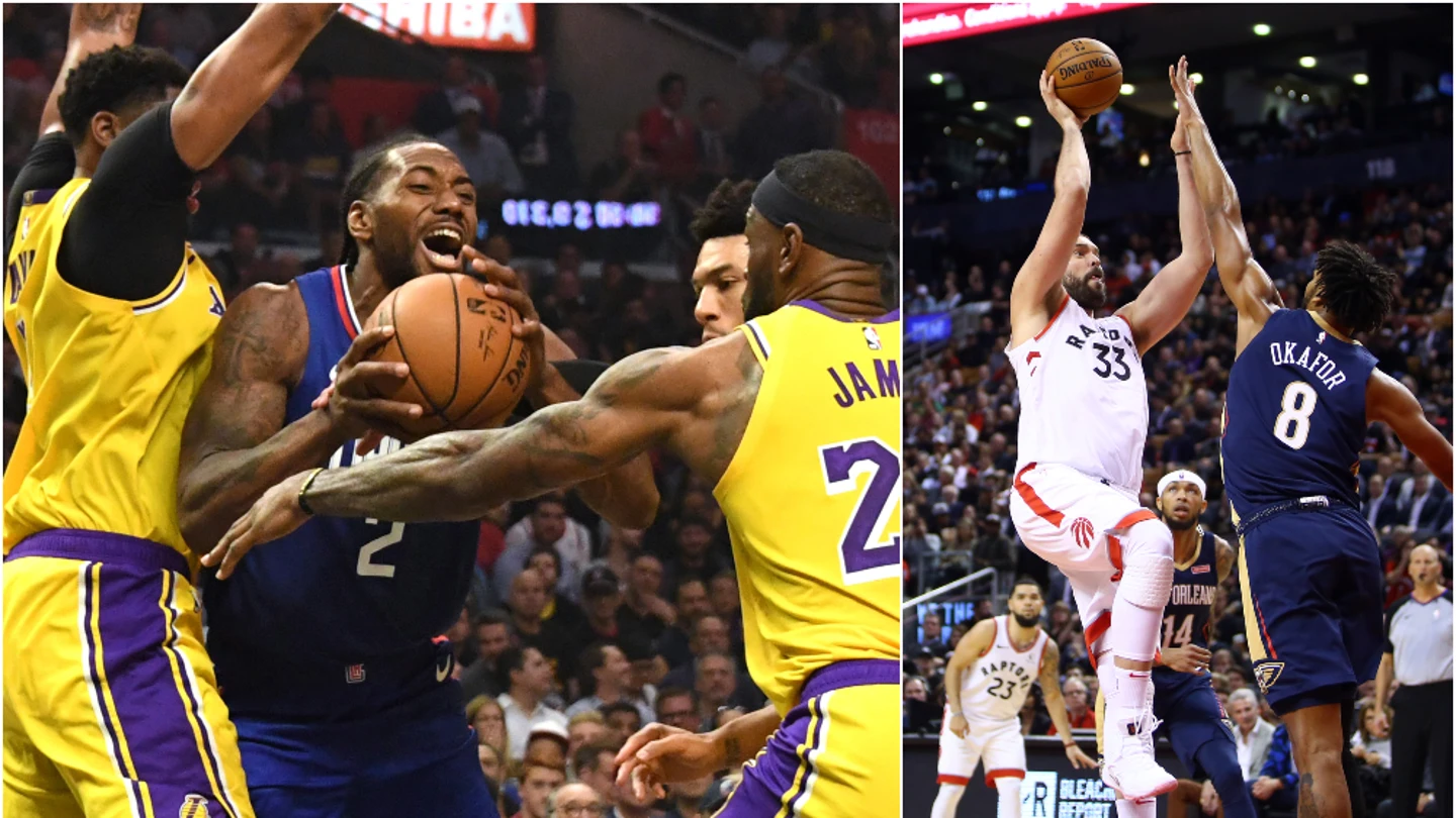 Kawhi Leonard tumba a los Lakers de LeBron James y Anthony Davis en la noche del anillo para Marc Gasol Kawhi Leonard tumba a los Lakers de LeBron James y Anthony Davis en la noche del anillo para Marc Gasol