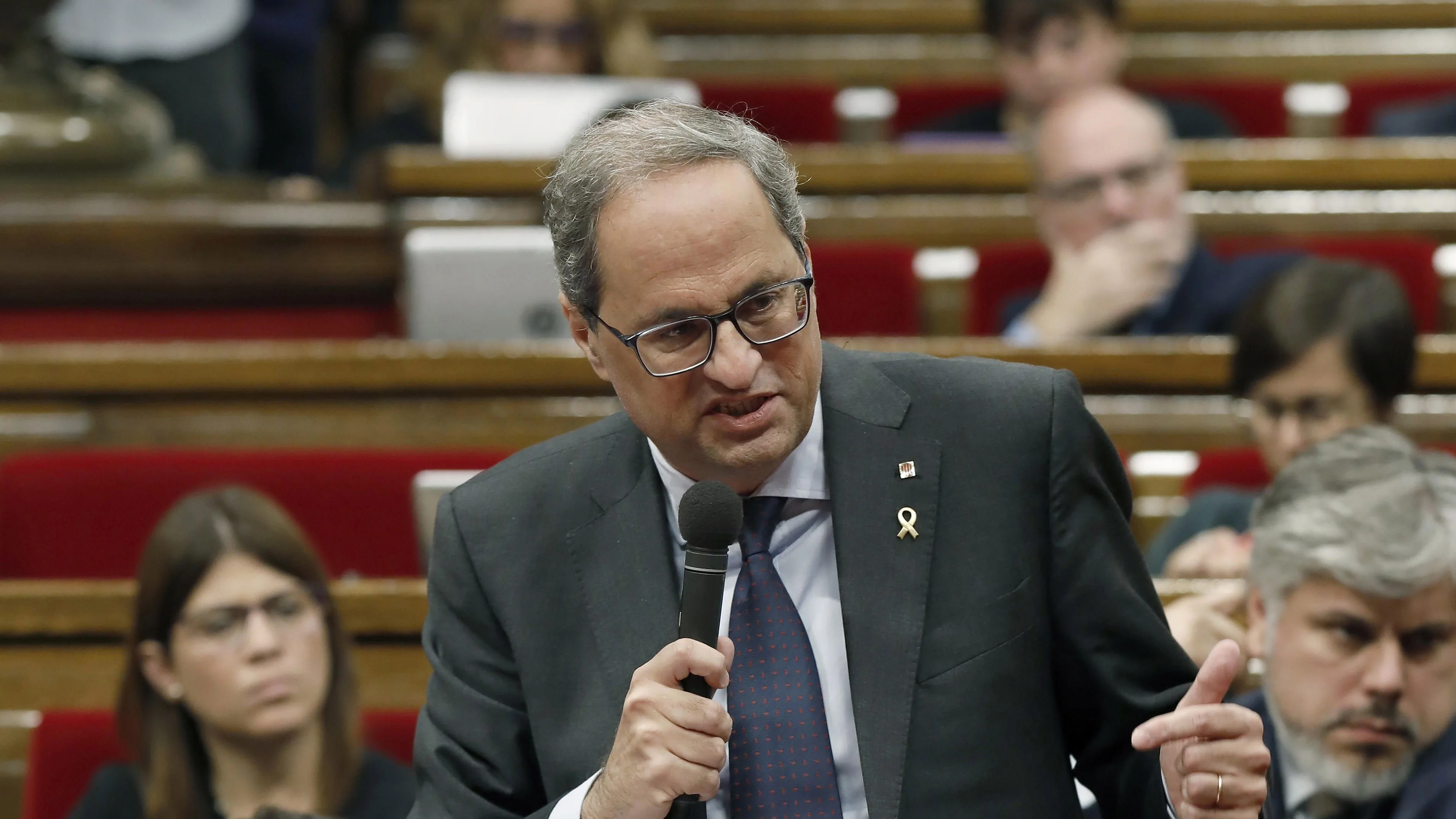 Quim Torra se autoinculpa por delito de sedición en solidaridad por los presos del 'procés'