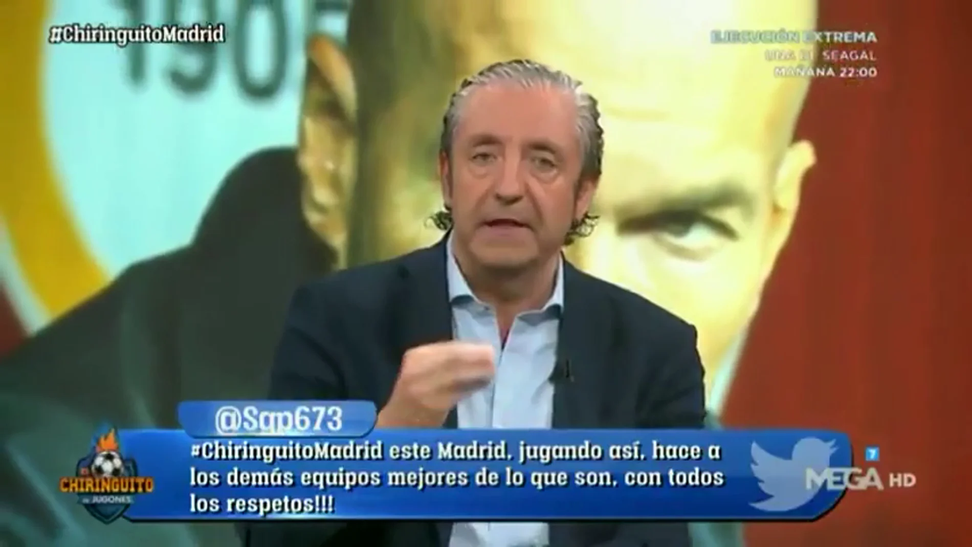 Josep Pedrerol, muy crítico con Zidane: "Es el entrenador que menos hace trabajar a los jugadores de Europa y parte de América"