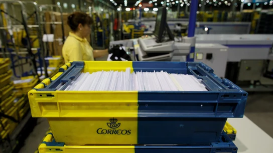 Un depósito de Correos Un depósito de Correos