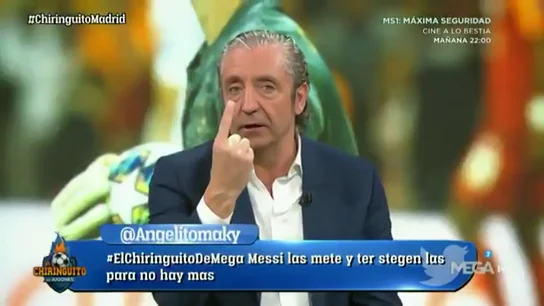 Josep Pedrerol, categórico: ¿Cuántos goles le metería el Barça al Real Madrid si el Clásico fuese este sábado? Josep Pedrerol, categórico: ¿Cuántos goles le metería el Barça al Real Madrid si el Clásico fuese este sábado?