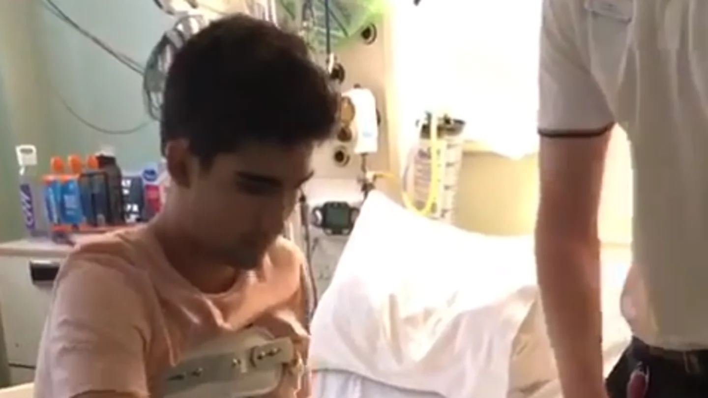 Juan Manuel Correa, poniéndose de pie de nuevo tras su grave accidente Juan Manuel Correa, poniéndose de pie de nuevo tras su grave accidente