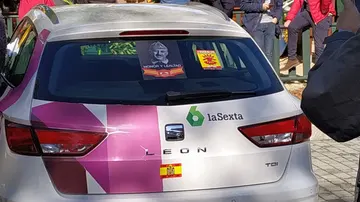 Atacan un coche de laSexta Noticias 