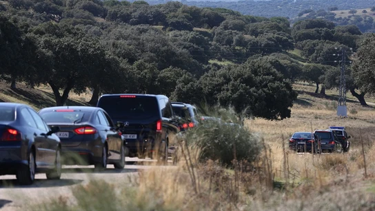 Traslado de los restos de Francisco Franco al cementerio de El Pardo-Mingorrubio para su reinhumación. Traslado de los restos de Francisco Franco al cementerio de El Pardo-Mingorrubio para su reinhumación.