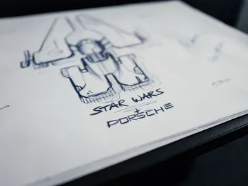 Teaser nave Porsche de Star Wars Teaser nave Porsche de Star Wars