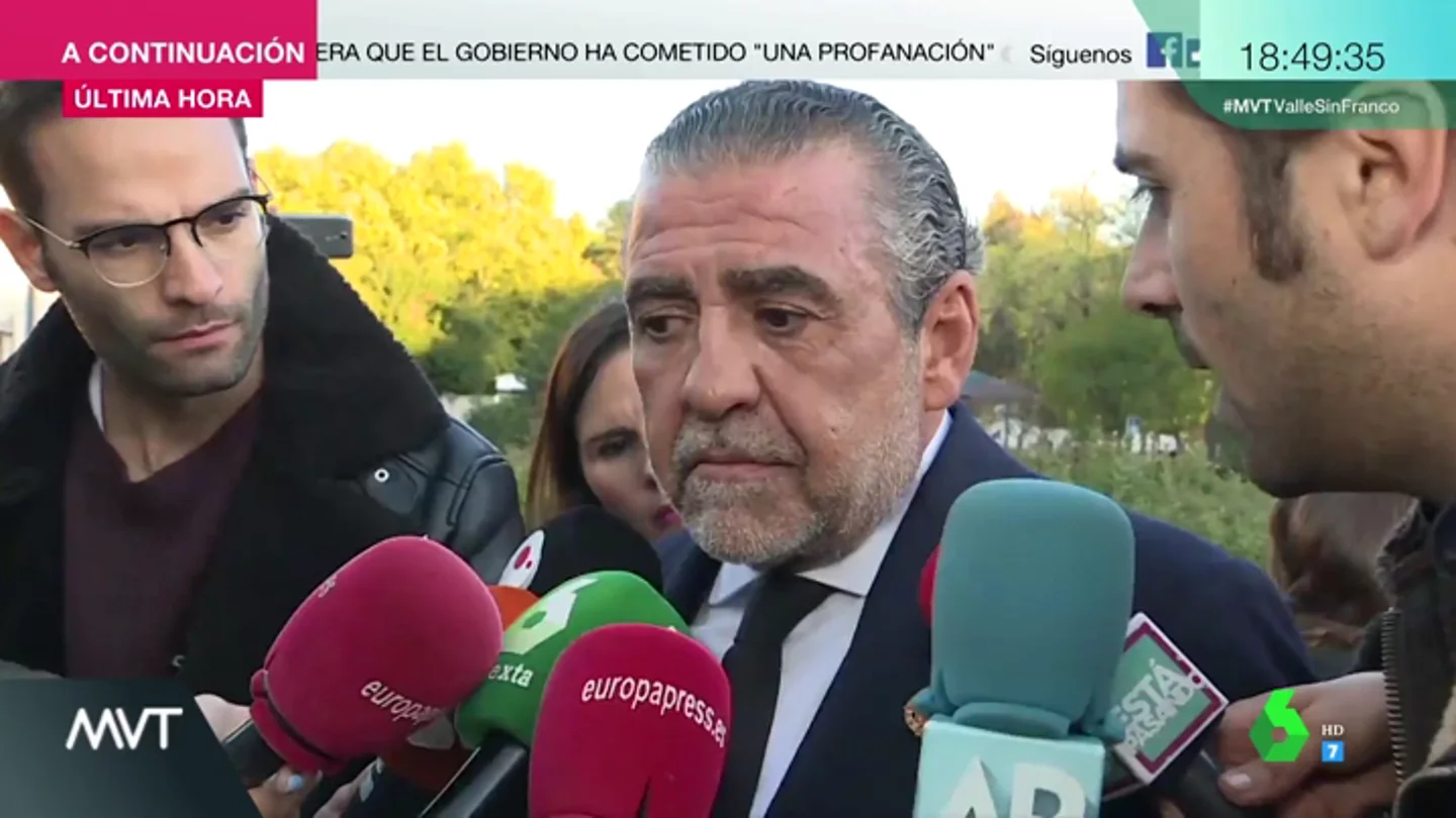 Jaime Martínez-Bordiú, nieto de Franco: "España es el único país en el que no te puedes enterrar con tu bandera" Jaime Martínez-Bordiú, nieto de Franco: "España es el único país en el que no te puedes enterrar con tu bandera"