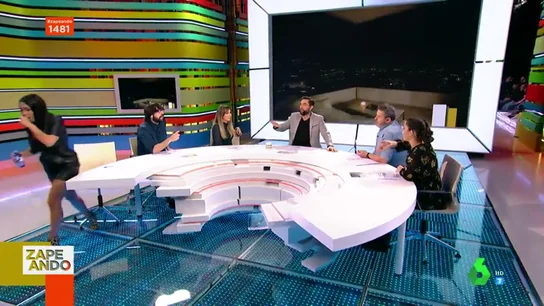 El plató de Zapeando El plató de Zapeando