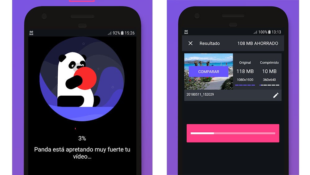 Compresor de vídeo Panda