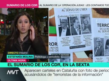 Estefanía Molina, tras ser señalada en carteles anónimos: "El procés no se podría entender sin desprecios a la legalidad" Estefanía Molina, tras ser señalada en carteles anónimos: "El procés no se podría entender sin desprecios a la legalidad"