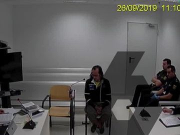 Uno de los CDR detenidos, Jordi Ros, durante su declaración Uno de los CDR detenidos, Jordi Ros, durante su declaración