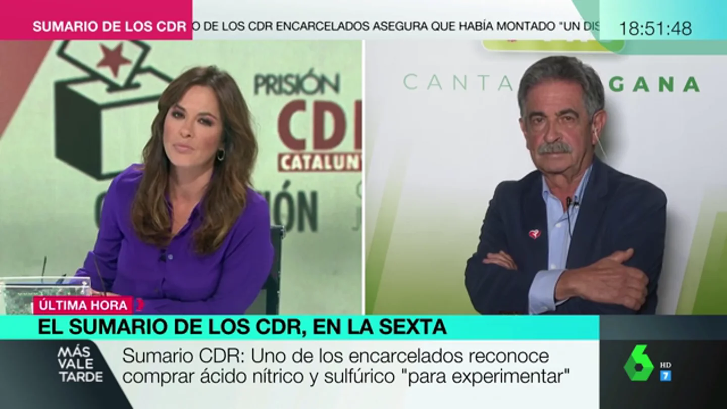 Revilla, sobre la 'Operación Judas': "Tenemos profesionales que velan por la seguridad y también un presidente pirómano en Cataluña" Revilla, sobre la 'Operación Judas': "Tenemos profesionales que velan por la seguridad y también un presidente pirómano en Cataluña"