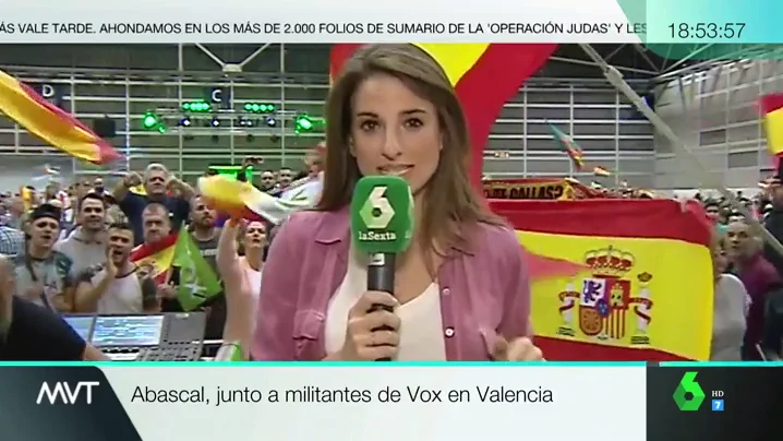 La periodista de laSexta Ángela Vera