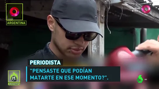 Un futbolista, a punto de quedarse ciego tras recibir un disparo: "Tengo miedo de no volver a ver a mi hijo" Un futbolista, a punto de quedarse ciego tras recibir un disparo: "Tengo miedo de no volver a ver a mi hijo"