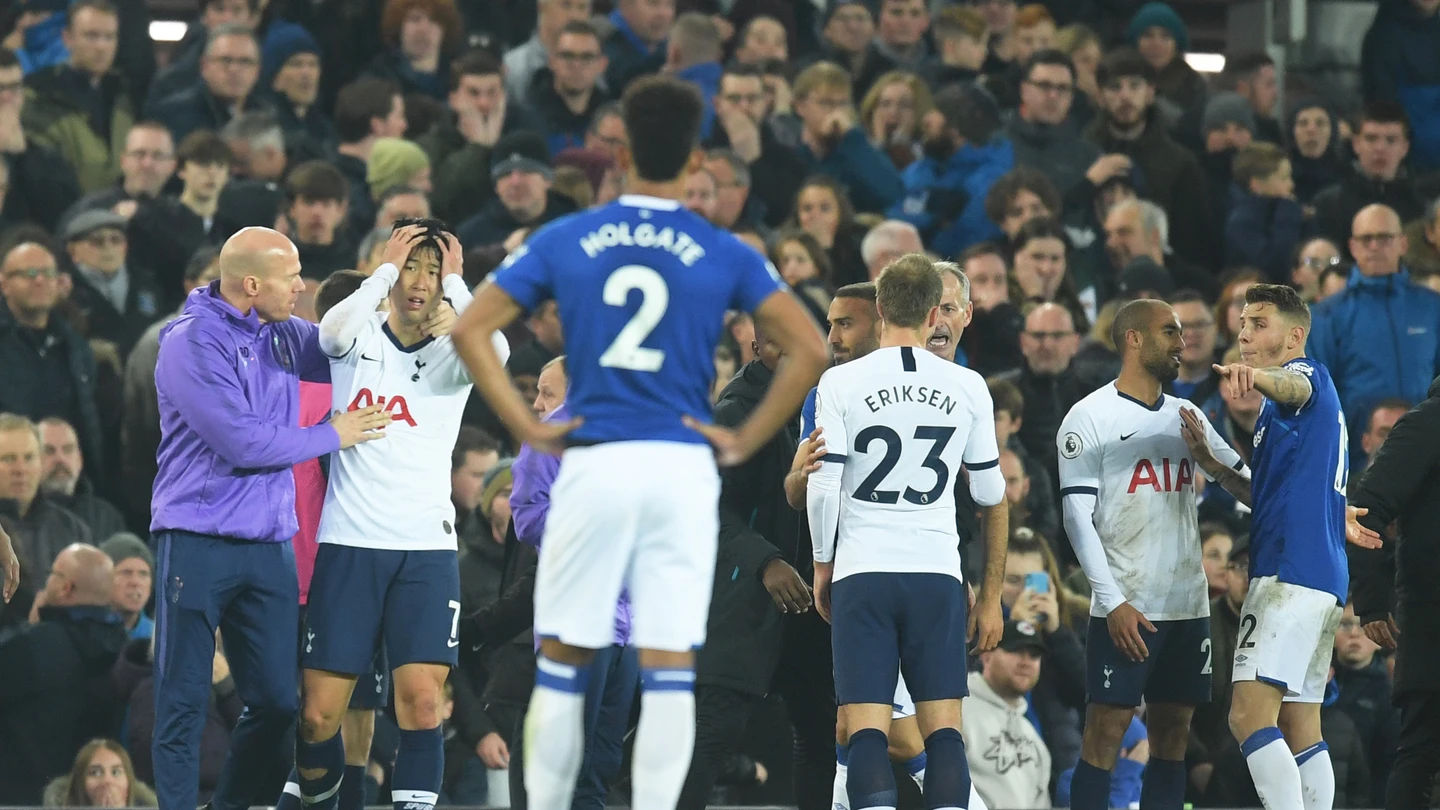 Son desolado en Goodison Park Son desolado en Goodison Park