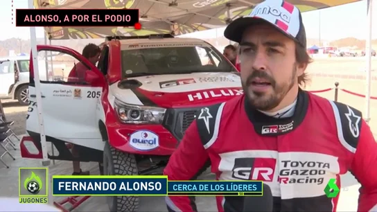 Fernando Alonso repite en el cuarto puesto en la segunda etapa del Ula Neom Rally de Arabia Saudí Fernando Alonso repite en el cuarto puesto en la segunda etapa del Ula Neom Rally de Arabia Saudí