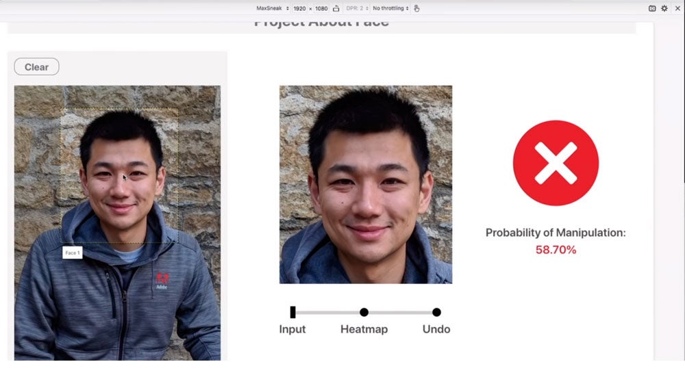 Un rostro modificado