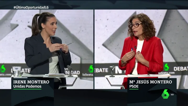 Irene Montero, a María Jesús Montero: "Ojalá le ganes la batalla a Calviño y a Pedro Sánchez"