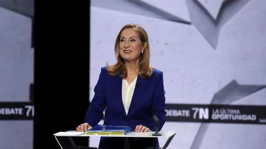 Ana Pastor (PP) en el debate del 7N en laSexta Ana Pastor (PP) en el debate del 7N en laSexta