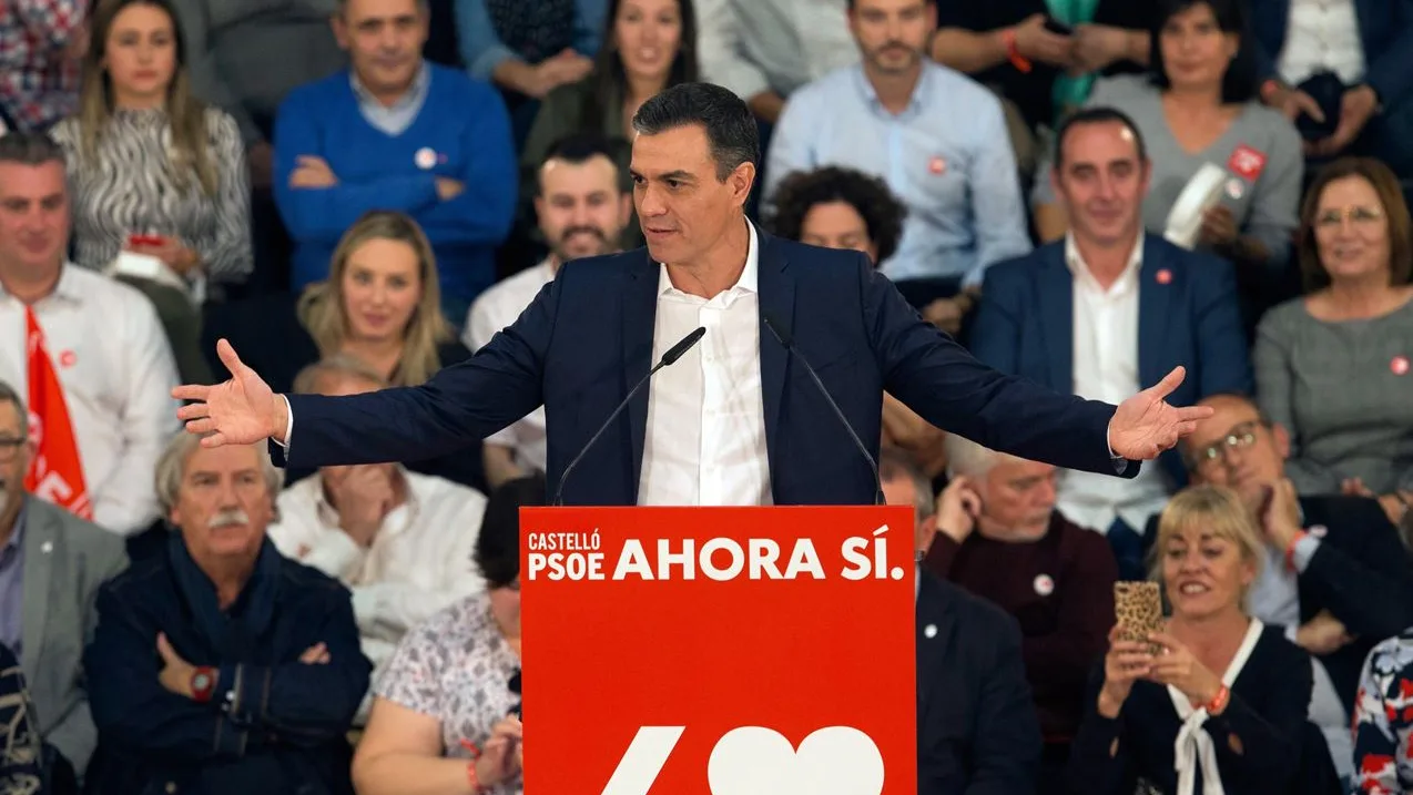 Pedro Sánchez durante un acto del PSOE (Archivo)