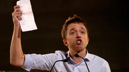 Íñigo Errejón durante el acto de cierre de campaña de Más País Íñigo Errejón durante el acto de cierre de campaña de Más País