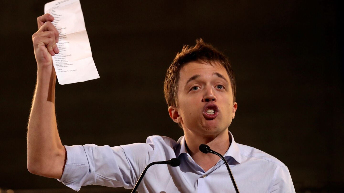 &Iacute;&ntilde;igo Errej&oacute;n durante el acto de cierre de campa&ntilde;a de M&aacute;s Pa&iacute;s