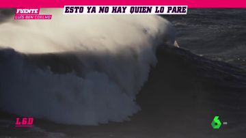 Los mejores surfistas del mundo ya se atreven con las gigantes olas de Nazaré