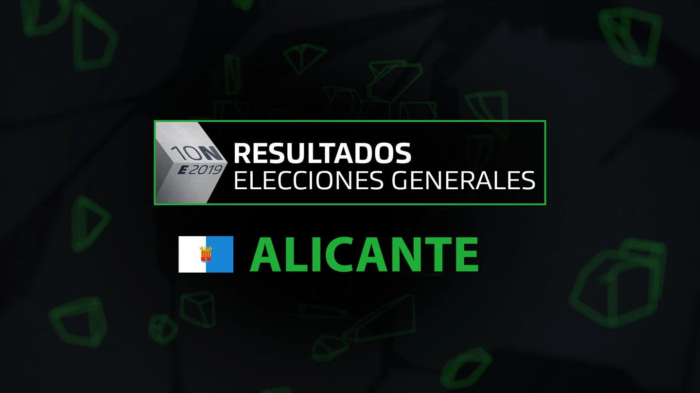 Resultados elecciones generales 10N en la provincia de Alicante Resultados elecciones generales 10N en la provincia de Alicante