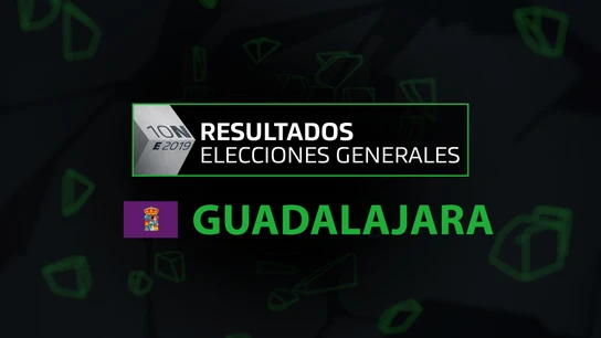 Resultados elecciones generales 10N en la provincia de Guadalajara Resultados elecciones generales 10N en la provincia de Guadalajara