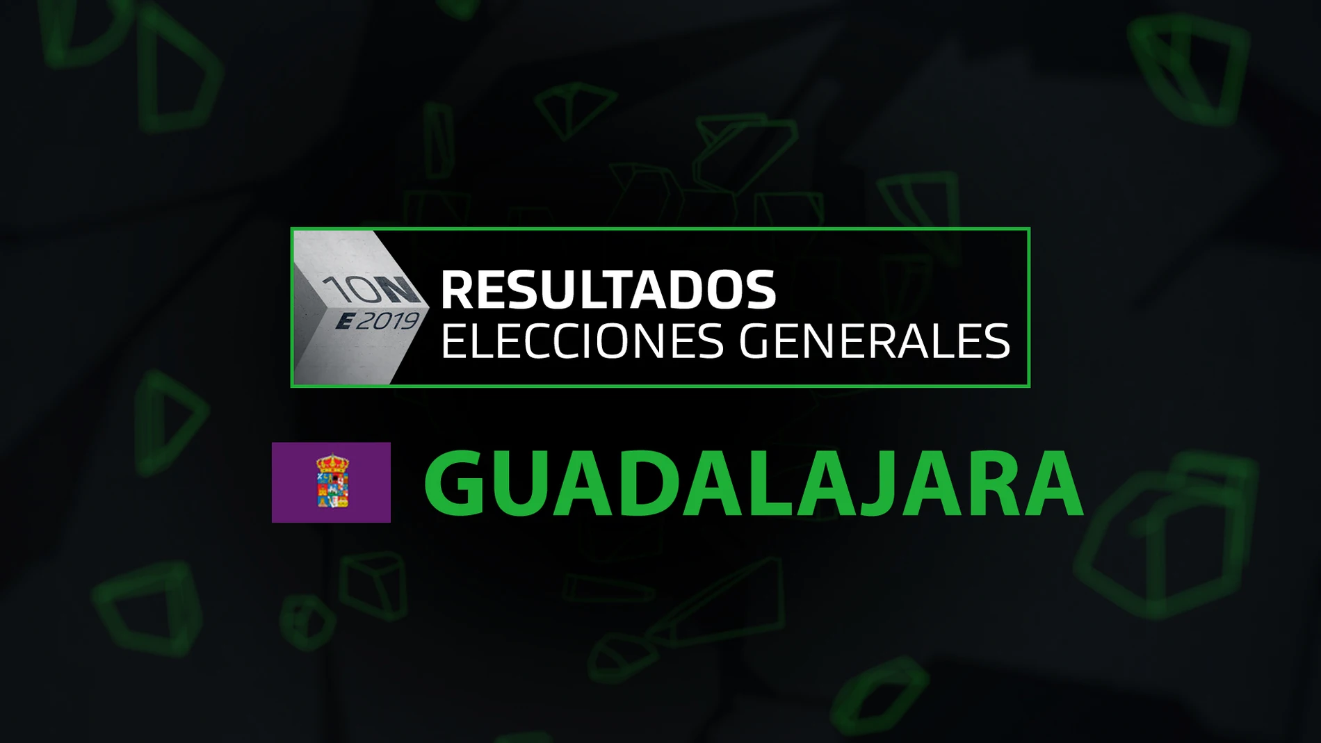 Resultados elecciones generales 10N en la provincia de Guadalajara