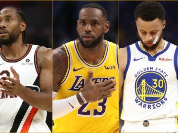 Leonard, James y Curry Leonard, James y Curry