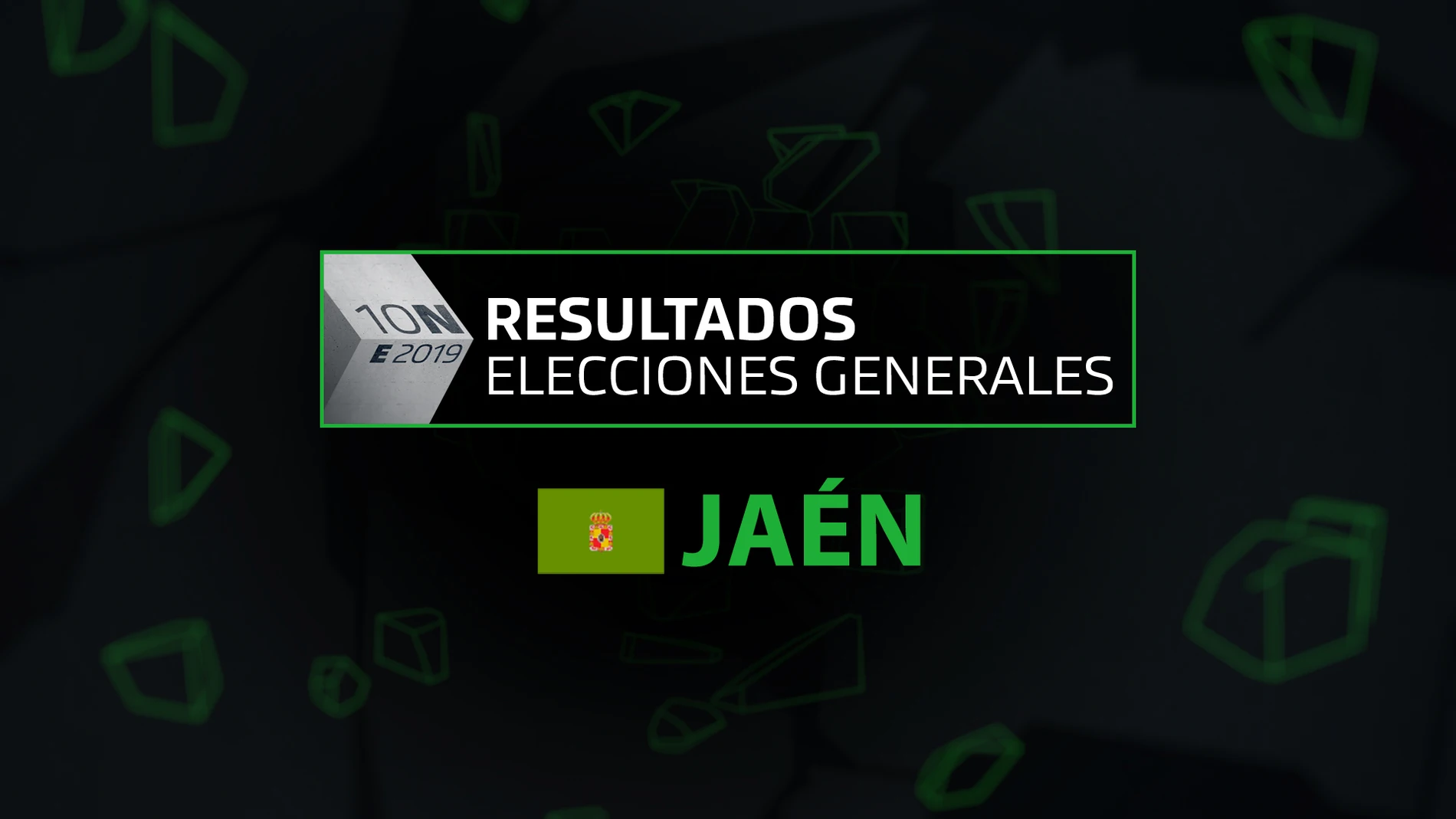 Resultados elecciones generales 10N en la provincia de Jaén