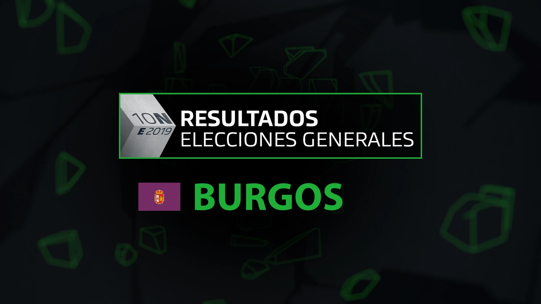 Resultados elecciones generales 10N en la provincia de Burgos