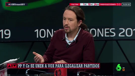 Iglesias tacha la maniobra de Vox, PP y Cs en la Asamblea de "fuegos de artificio electoral" Iglesias tacha la maniobra de Vox, PP y Cs en la Asamblea de "fuegos de artificio electoral"