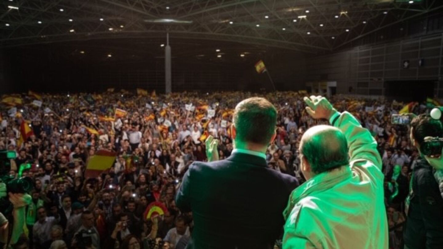 Acto de campa&ntilde;a de Vox