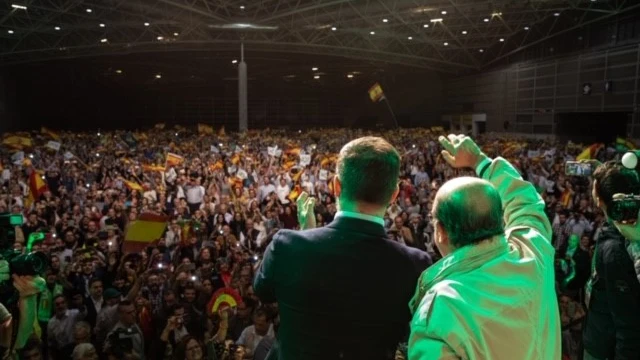 Acto de campaña de Vox