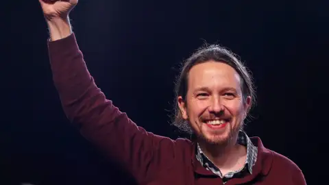 Pablo Iglesias interviene en el acto de cierre de campaña de Unidas Podemos, que ha tenido lugar este viernes en Madrid Pablo Iglesias interviene en el acto de cierre de campaña de Unidas Podemos, que ha tenido lugar este viernes en Madrid