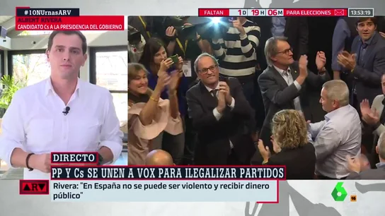 Albert Rivera, en Al Rojo Vivo Albert Rivera, en Al Rojo Vivo