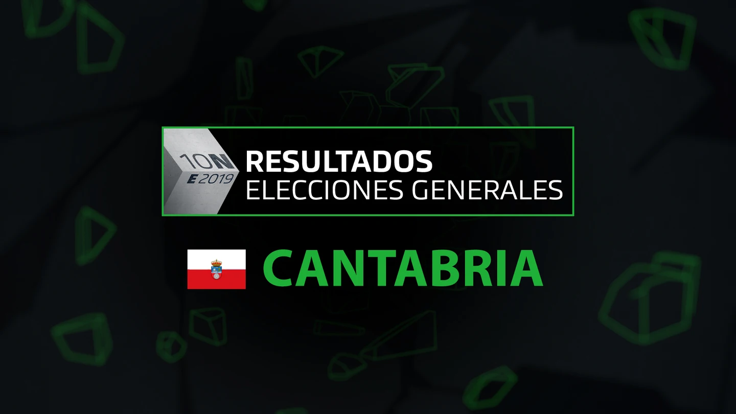 Resultados elecciones generales 10N en la comunidad de Cantabria Resultados elecciones generales 10N en la comunidad de Cantabria