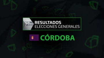 Resultados elecciones generales 10N en la provincia de Córdoba
