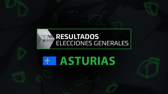 Resultados elecciones generales 10N en la comunidad de Asturias