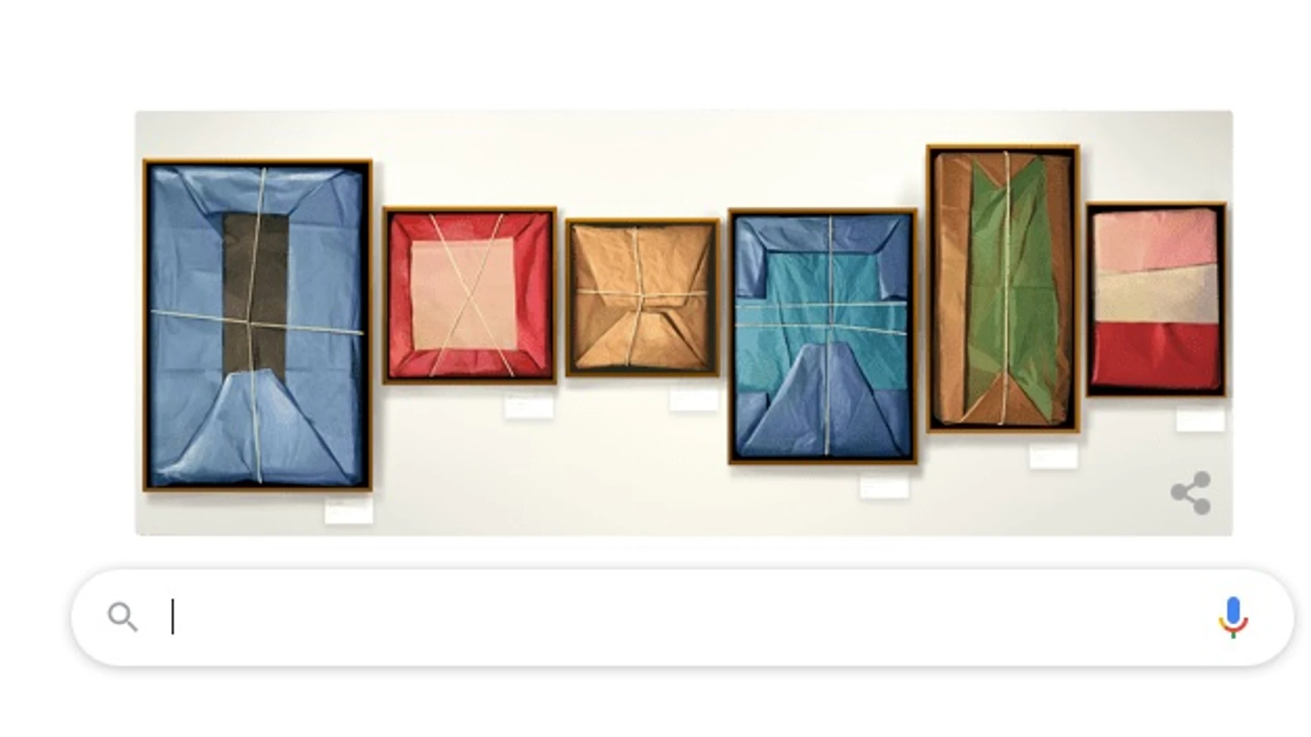 Doodle de Google en homenaje a Claudio Bravo Camus