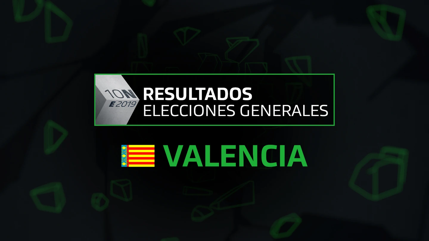 Resultados elecciones generales 10N en la Comunidad Valenciana Resultados elecciones generales 10N en la Comunidad Valenciana