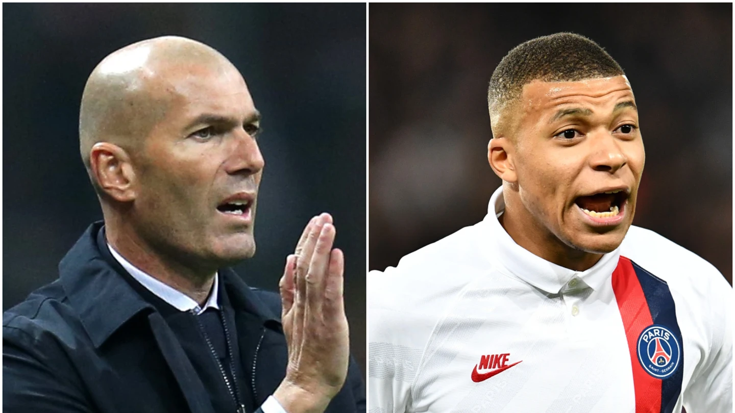 Zidane y Mbappé Zidane y Mbappé